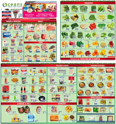 Oceans Fresh Food Market catalogue in Brampton | Weekly special Oceans Fresh Food Market | 2024-12-13 - 2024-12-27