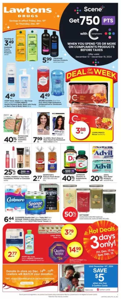 Pharmacy & Beauty offers in Sydney | Weekly Ad in Lawtons Drugs | 2024-12-13 - 2024-12-19