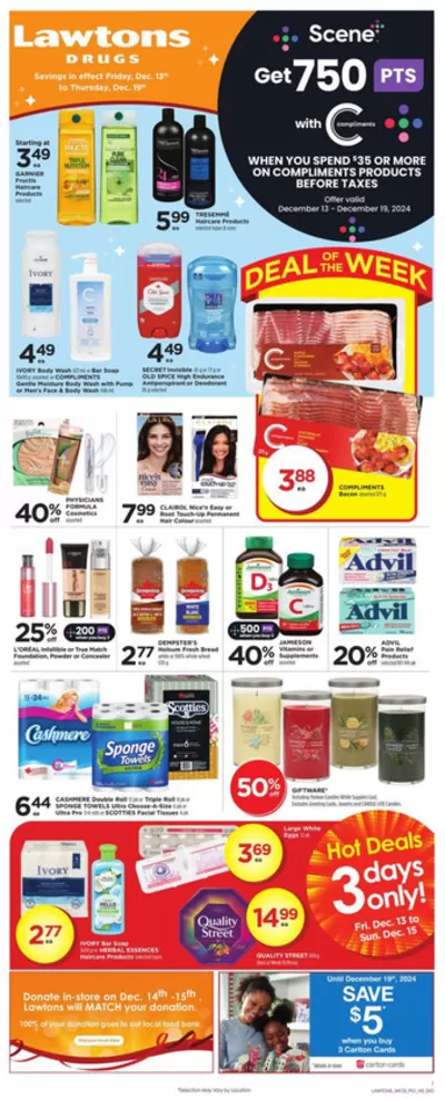 Pharmacy & Beauty offers in Sydney | Our best offers for you in Lawtons Drugs | 2024-12-13 - 2024-12-19