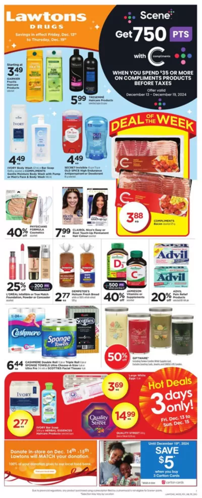 Pharmacy & Beauty offers in Sydney | Save now with our deals in Lawtons Drugs | 2024-12-13 - 2024-12-19