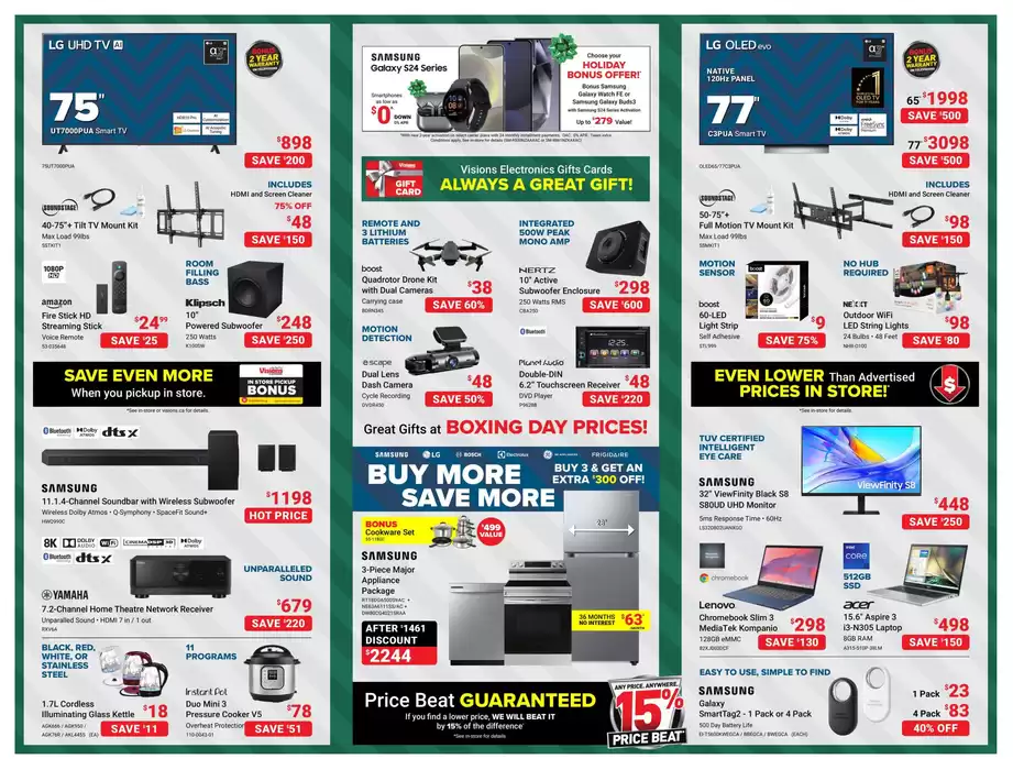 Visions Electronics catalogue in Winnipeg | Flyer | 2024-12-13 - 2024-12-19