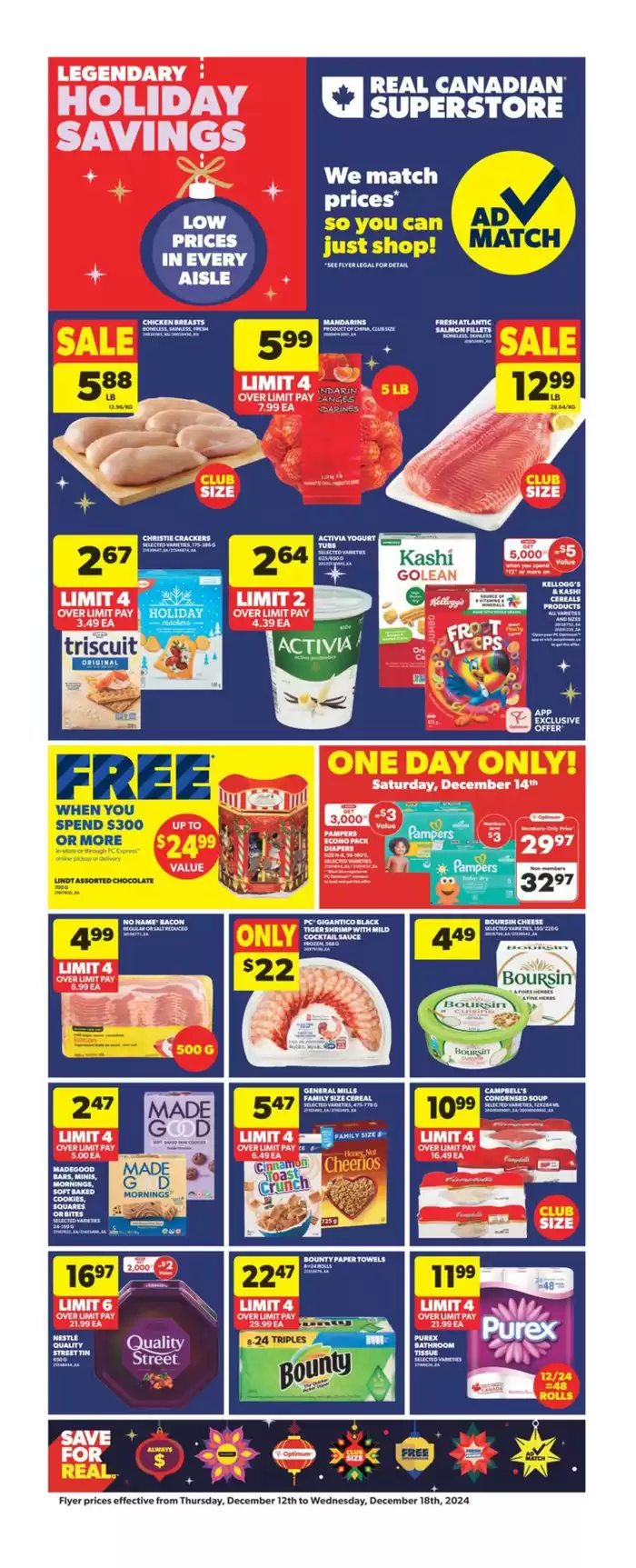 Real Canadian Superstore catalogue in Surrey | Weekly Flyer | 2024-12-12 - 2024-12-18