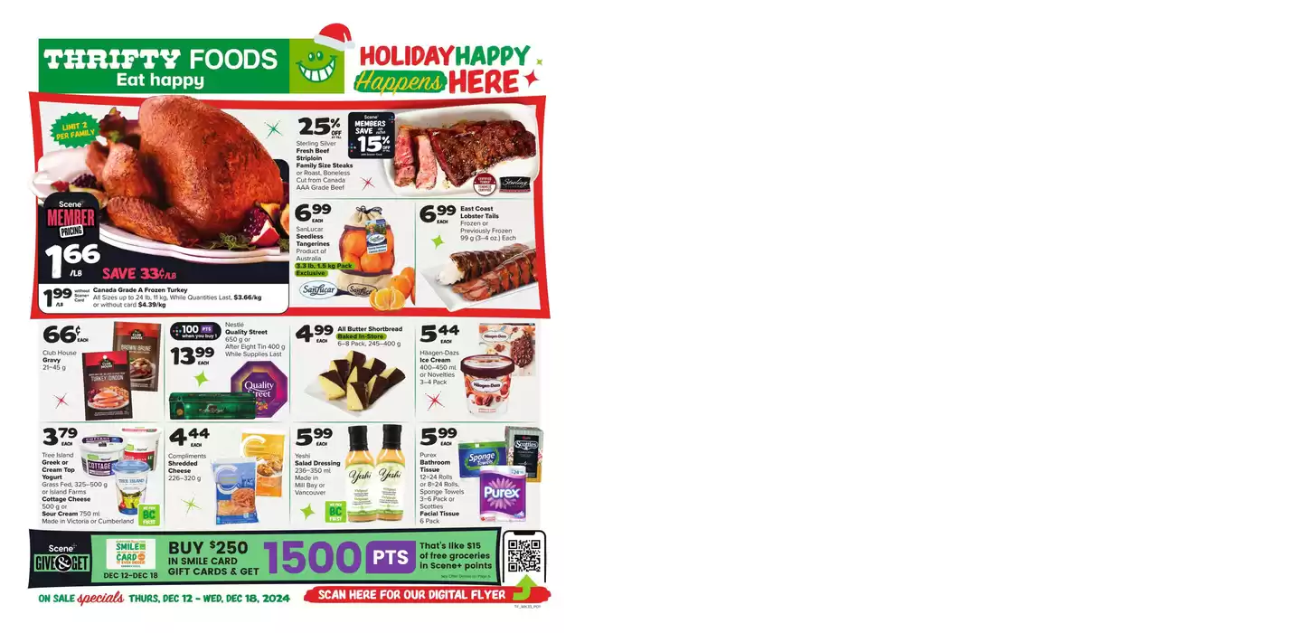 Thrifty Foods catalogue in Victoria BC | Weekly Flyer | 2024-12-12 - 2024-12-18