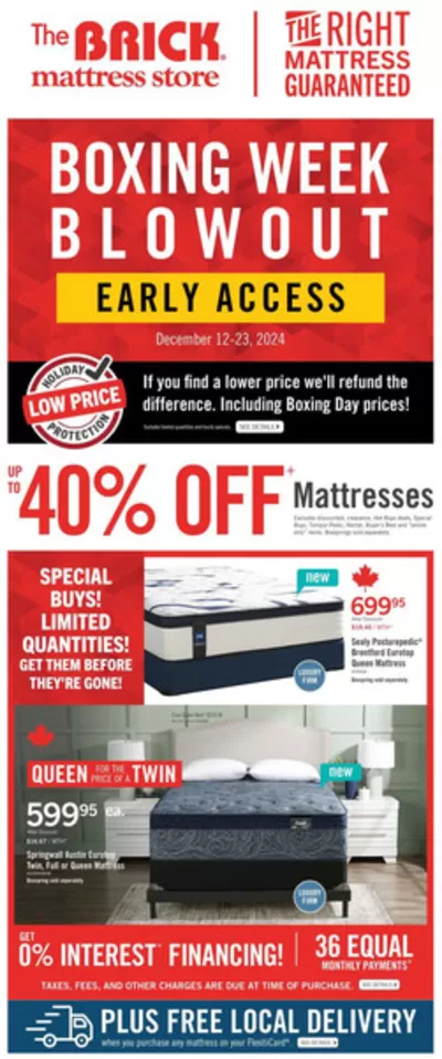 The Brick catalogue in Richmond Hill | Brick Mattress Store | 2024-12-12 - 2024-12-23