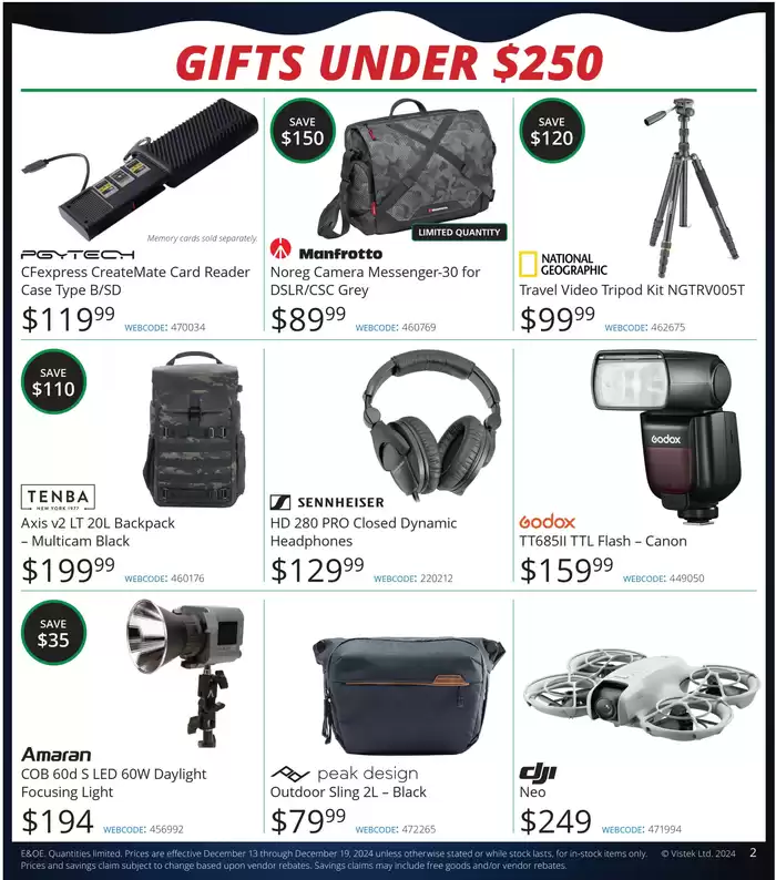 Vistek catalogue in Calgary | Holiday Sales Event | 2024-12-16 - 2024-12-19