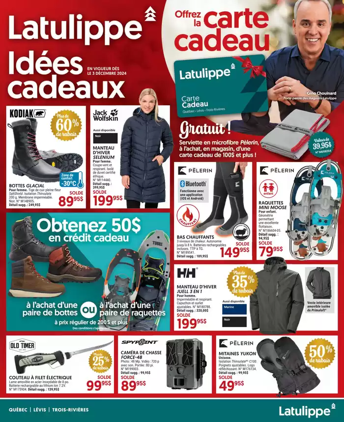 Latulippe catalogue in Quebec | Latulippe Idées cadeaux | 2024-12-17 - 2024-12-31