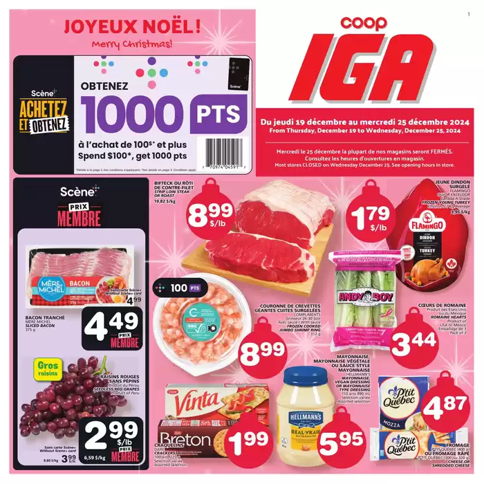 IGA Extra catalogue in Alma | Great offer for bargain hunters | 2024-12-19 - 2024-12-25