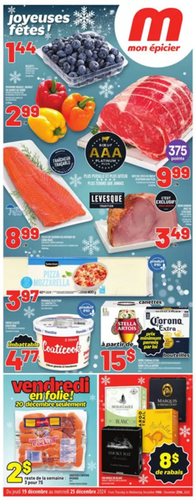 Grocery offers in Fort-Coulonge QC | Metro weekly flyer Quebec in Metro | 2024-12-19 - 2024-12-25