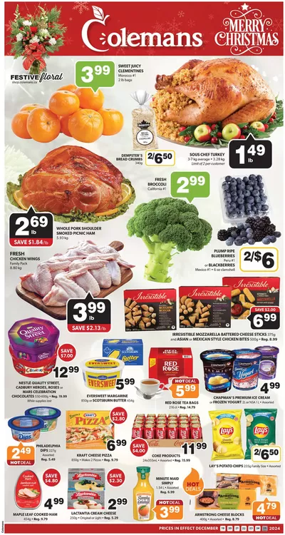 Grocery offers in St. John's | Attractive special offers for everyone in Coleman's | 2024-12-19 - 2024-12-25