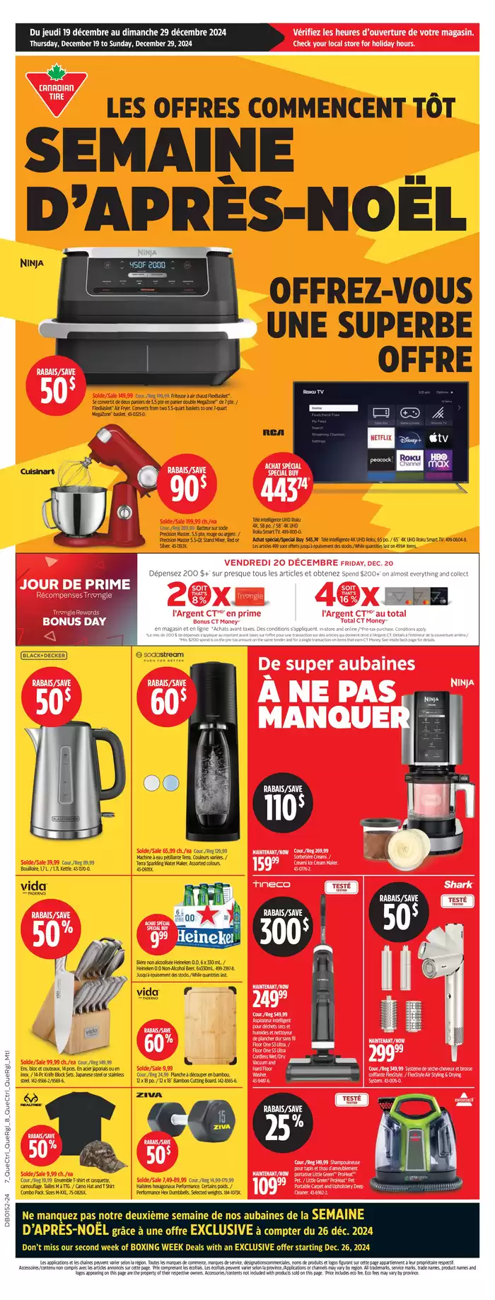 Canadian Tire catalogue in Saint-Félicien | Current bargains and offers | 2024-12-19 - 2024-12-29