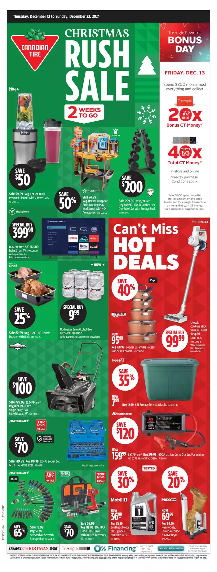 Canadian Tire catalogue in Abbotsford | Top offers for smart savers | 2024-12-12 - 2024-12-22