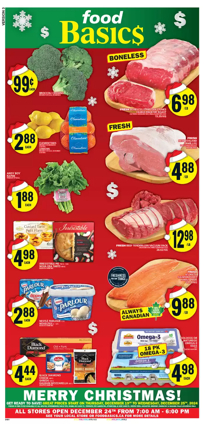 Food Basics catalogue in St. Catharines | Top offers for all bargain hunters | 2024-12-19 - 2024-12-25