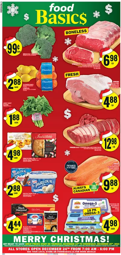 Food Basics catalogue in Hamilton | Top offers for all bargain hunters | 2024-12-19 - 2024-12-25