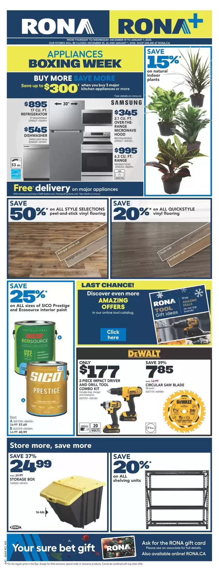 RONA catalogue in Elmsdale | RONA Weekly ad | 2024-12-19 - 2024-12-25