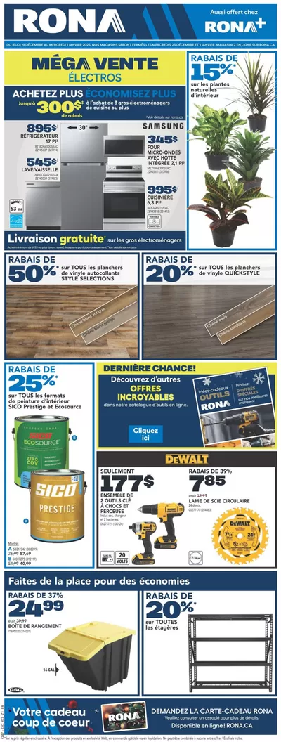 Garden & DIY offers in Buckingham | Current special promotions in RONA | 2024-12-19 - 2024-12-25