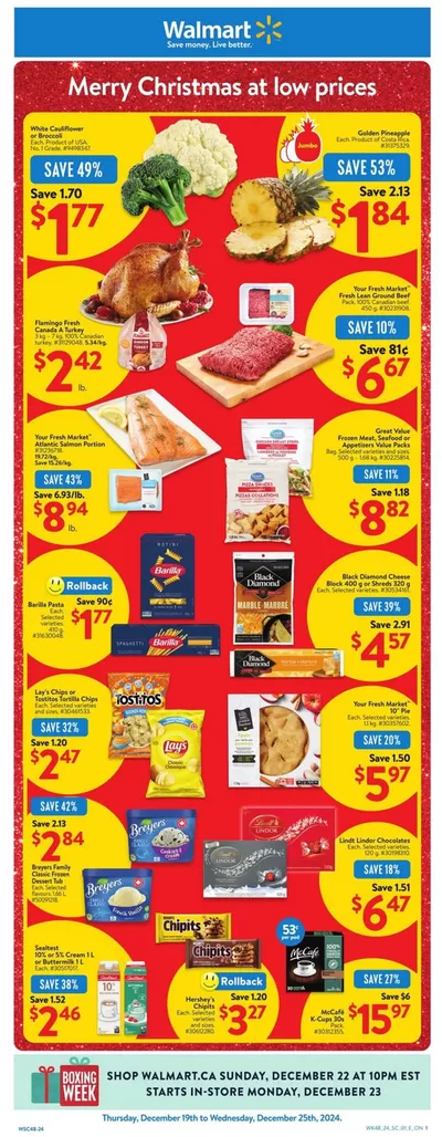 Grocery offers in Buckingham | Walmart flyer in Walmart | 2024-12-19 - 2024-12-25