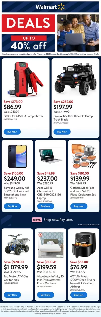 Walmart catalogue in Ottawa | Offers for bargain hunters | 2024-12-19 - 2024-12-25