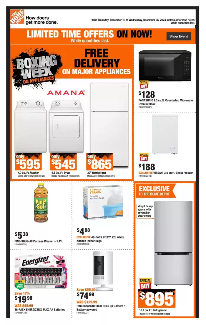 Home Depot catalogue in Montreal | Current deals and offers | 2024-12-19 - 2024-12-25