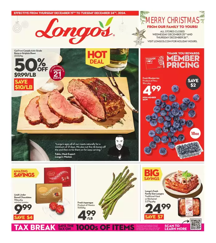 Longo's catalogue in Hamilton | Weekly Flyer | 2024-12-19 - 2024-12-25