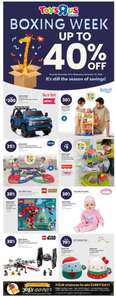 Toys R us catalogue | Our best offers for you | 2024-12-19 - 2024-12-25