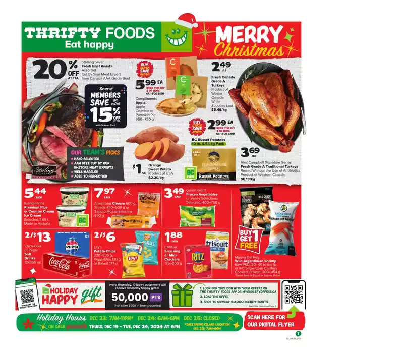 Thrifty Foods catalogue in Coquitlam | Save now with our deals | 2024-12-19 - 2024-12-24