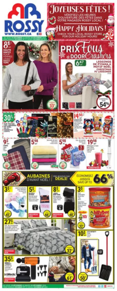 Rossy catalogue in Quebec | Discounts and promotions | 2024-12-19 - 2024-12-25