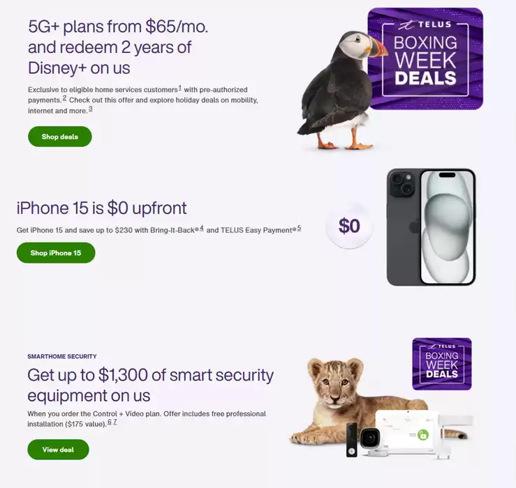 Telus catalogue in Toronto | Boxing Week Deals | 2024-12-18 - 2024-12-26