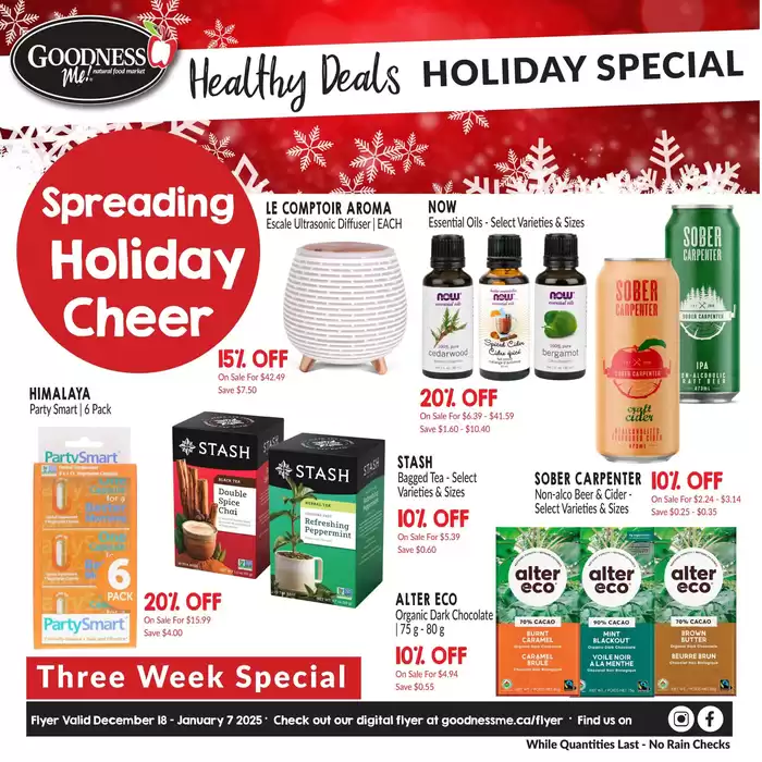 Goodness Me catalogue in Kitchener | Holiday Special | 2024-12-18 - 2025-01-07