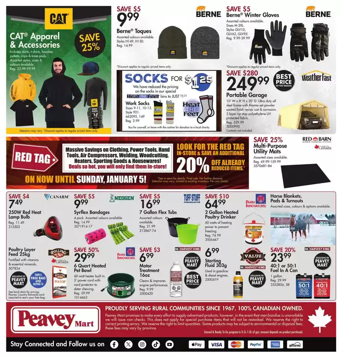 Peavey Mart catalogue in Sault Ste. Marie | Last Minute Gift Ideas | 2024-12-19 - 2024-12-25