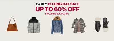 Clothing, Shoes & Accessories offers in London | Boxing Week Sale in Hudson's Bay | 2024-12-19 - 2024-12-26