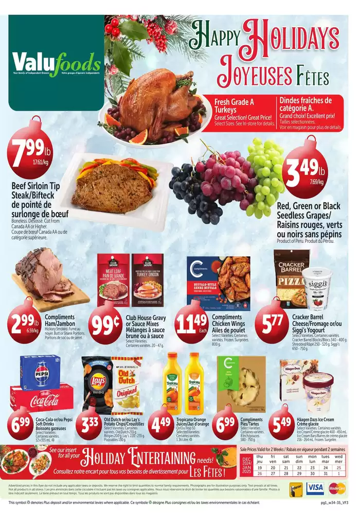 ValuFoods catalogue in Halifax | Holiday Deals | 2024-12-19 - 2025-01-01