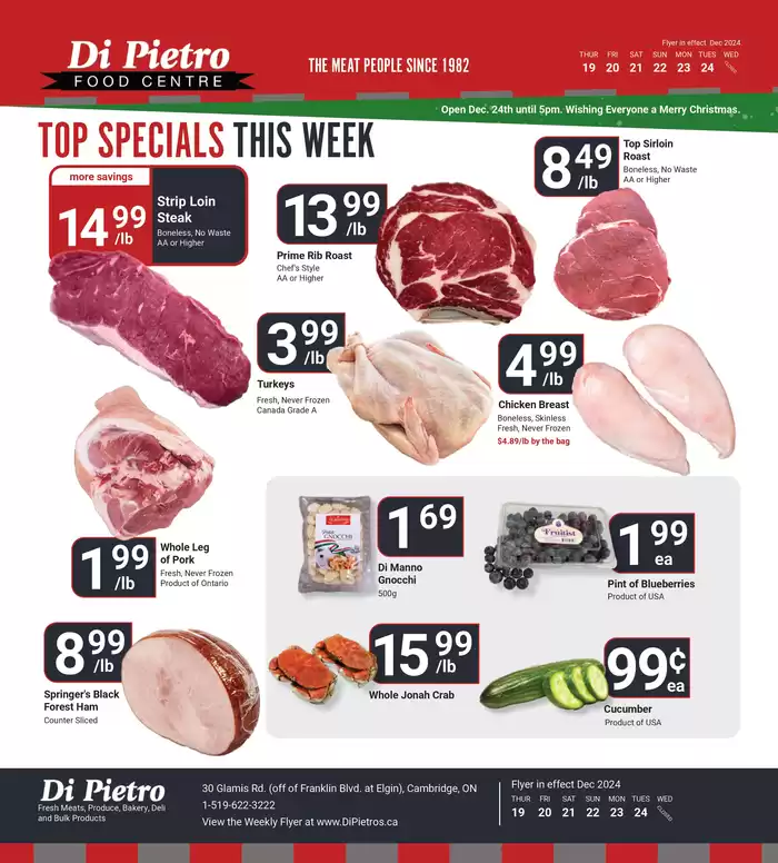 Di Pietro catalogue in Kitchener | Top Specials This Week | 2024-12-19 - 2024-12-24