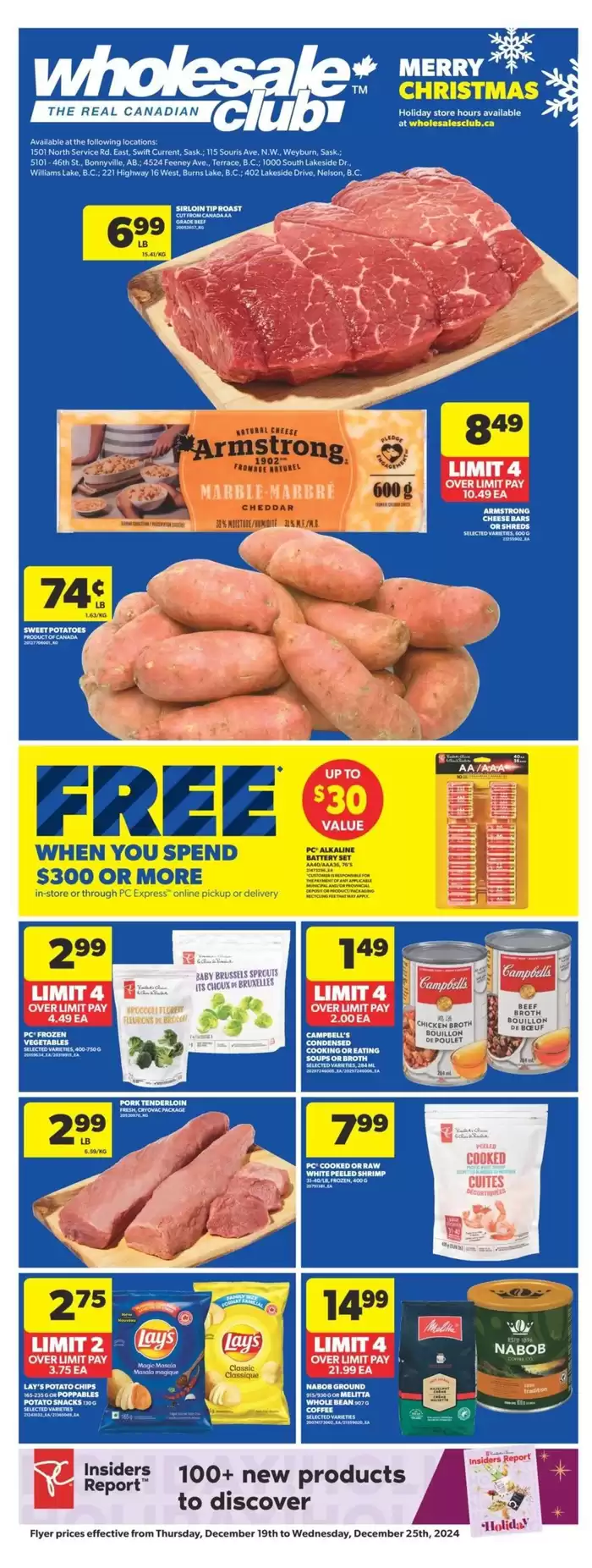 Wholesale Club catalogue in Ottawa | Wholesale Club Weekly ad | 2024-12-19 - 2024-12-25