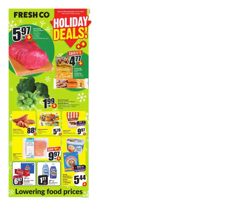 FreshCo catalogue in Winnipeg | Offers for bargain hunters | 2024-12-19 - 2024-12-25