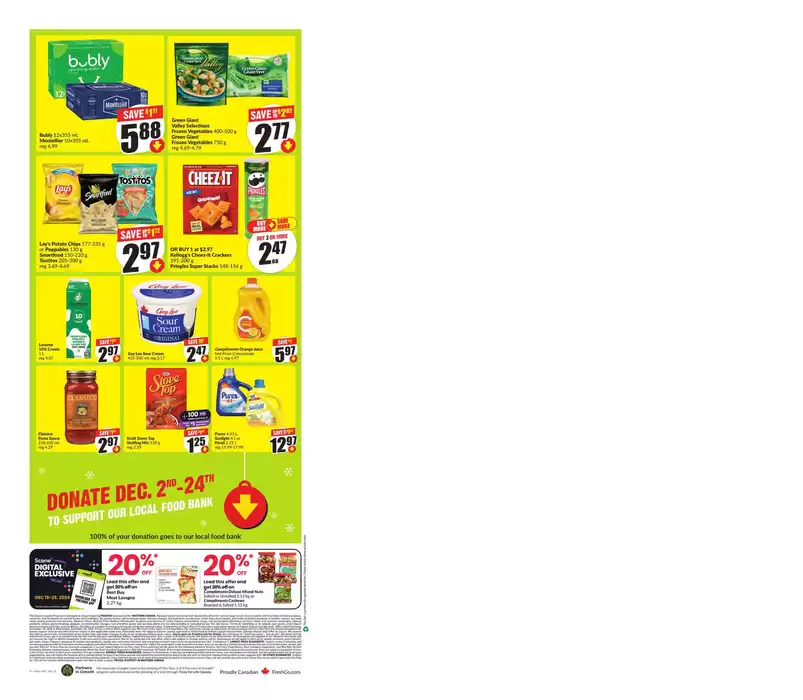 FreshCo catalogue in Winnipeg | Offers for bargain hunters | 2024-12-19 - 2024-12-25