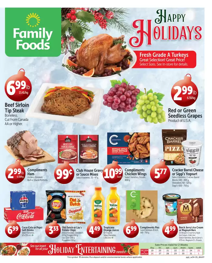 Family Foods catalogue in Prince Albert | Family Foods weekly flyer | 2024-12-19 - 2025-01-02