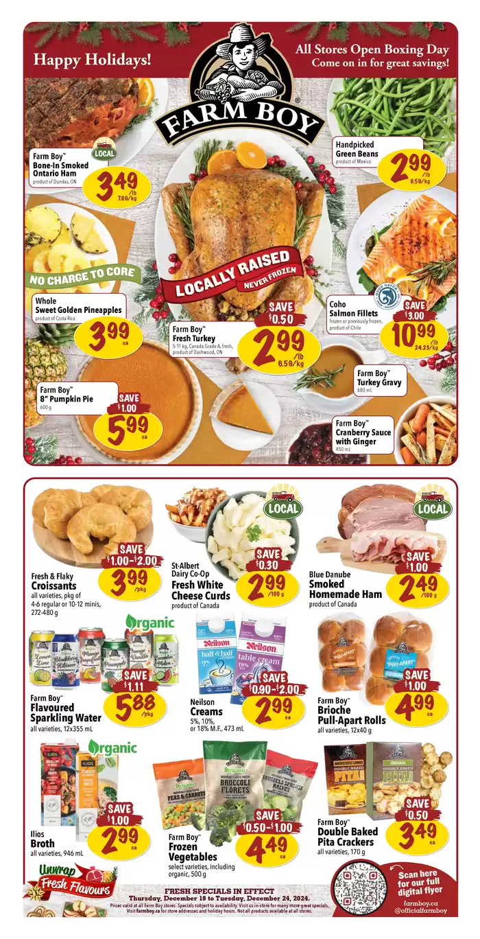 Farm Boy catalogue in Cornwall | Farm Boy weekly flyer | 2024-12-19 - 2025-01-02