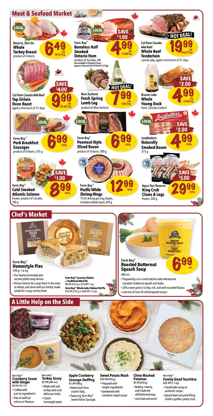 Farm Boy catalogue in Cornwall | Farm Boy weekly flyer | 2024-12-19 - 2025-01-02