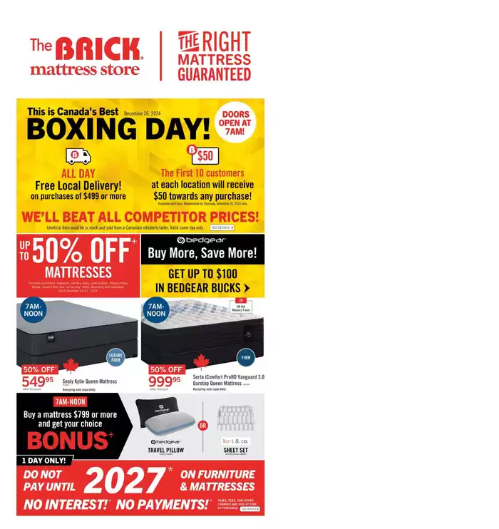 The Brick catalogue in Vancouver | Brick Mattress Store | 2024-12-24 - 2024-12-31