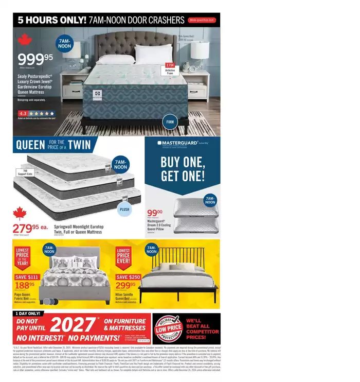 The Brick catalogue in Vancouver | Brick Mattress Store | 2024-12-24 - 2024-12-31