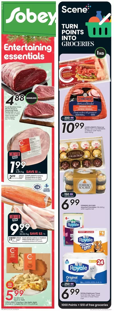 Sobeys catalogue in Estevan | Great discounts on selected products | 2024-12-19 - 2024-12-25