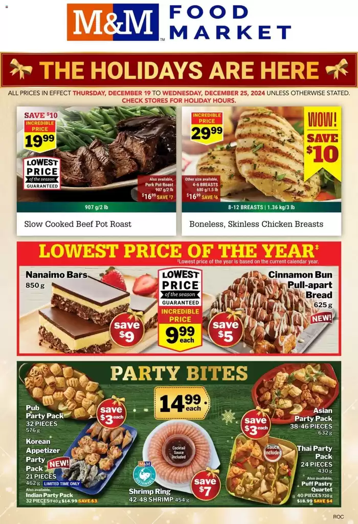 M&M Meat Shops catalogue in Renews-Cappahayden | M&M Meat Shops weekly flyer | 2024-12-19 - 2024-12-25