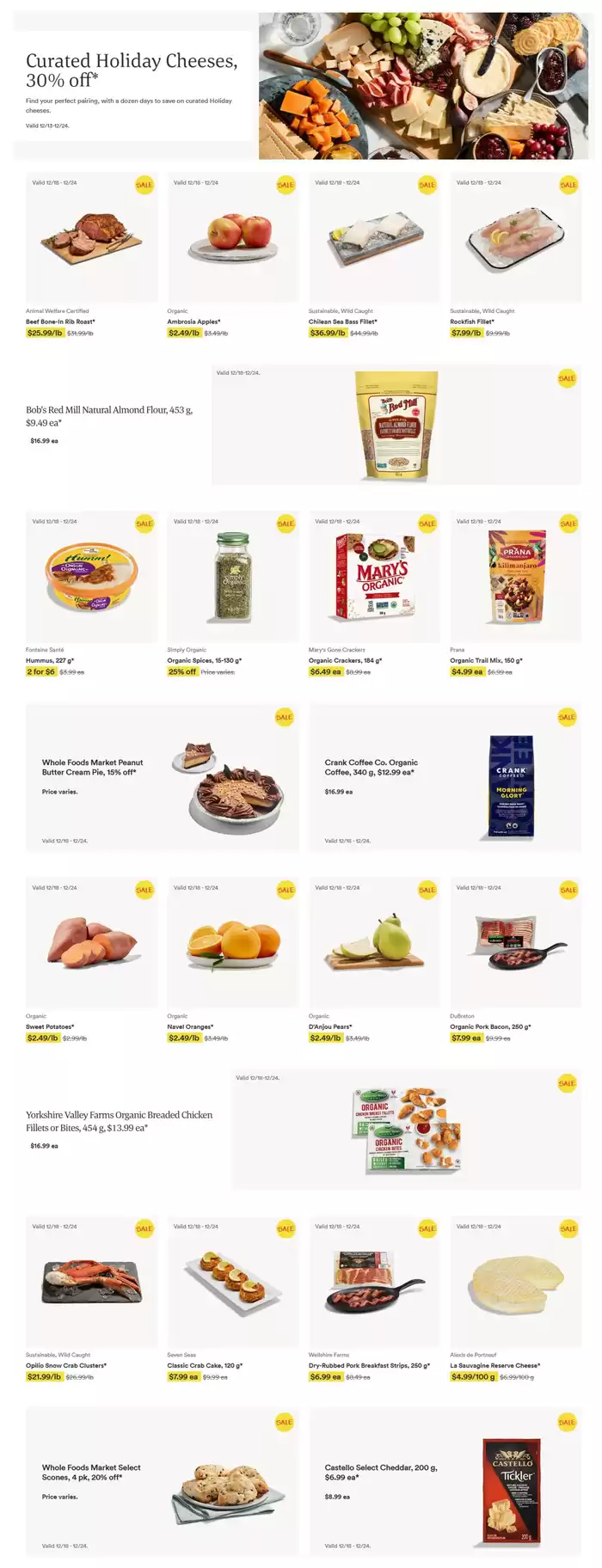 Whole Foods Market catalogue in Mississauga | Weekly Specials | 2024-12-19 - 2024-12-24