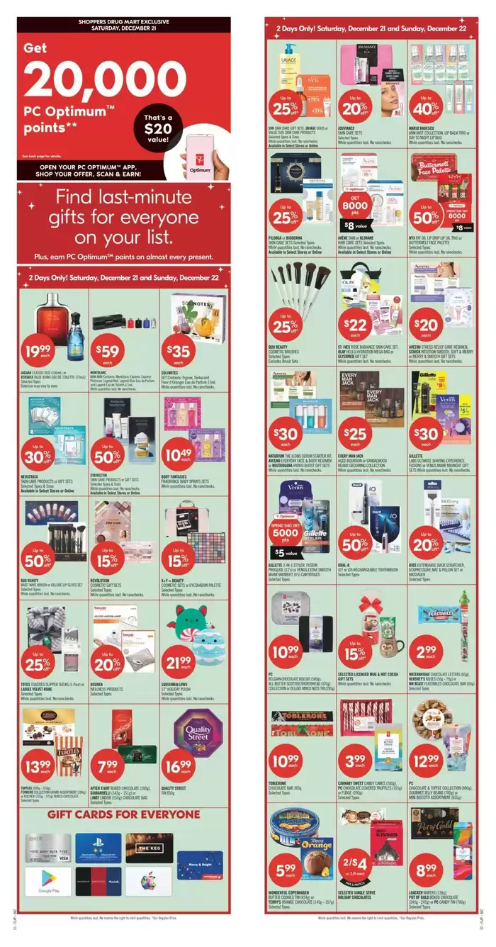 Shoppers Drug Mart catalogue in Fredericton | Exclusive bargains | 2024-12-21 - 2024-12-26