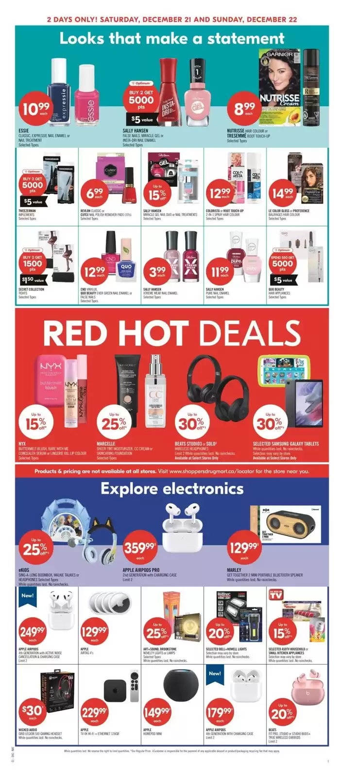 Shoppers Drug Mart catalogue in Fredericton | Exclusive bargains | 2024-12-21 - 2024-12-26