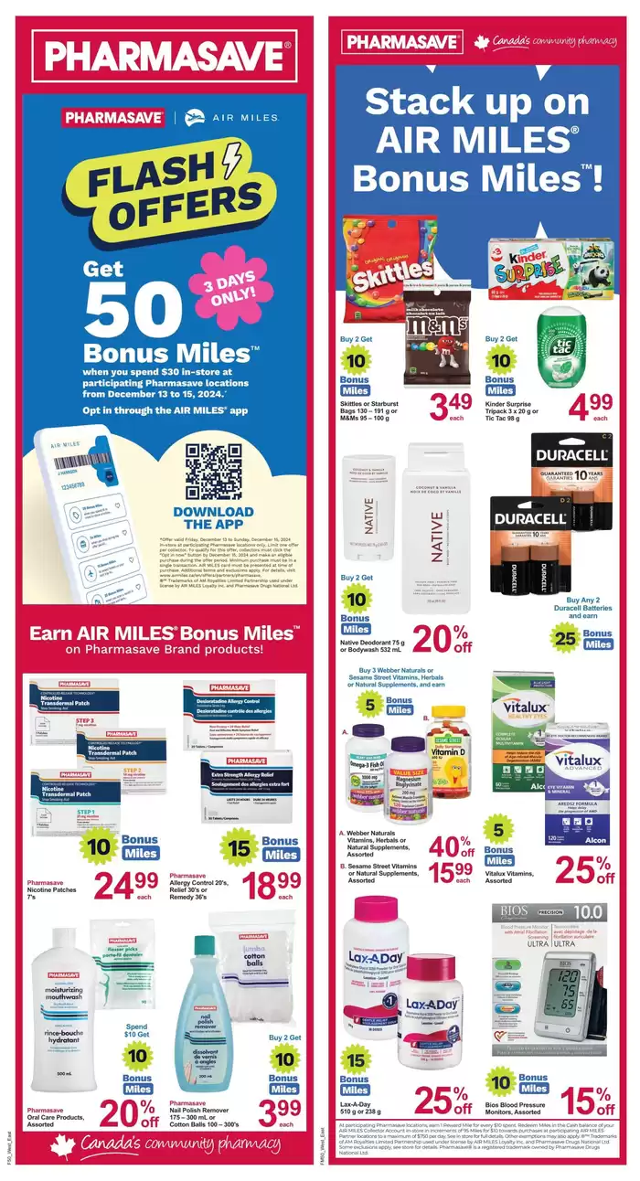 Pharmasave catalogue in Trail | Save now with our deals | 2024-12-13 - 2024-12-26