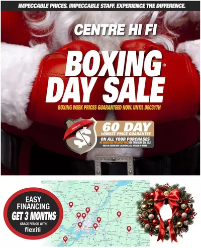 Electronics offers in Beloeil | Weekly Flyer in Centre Hi-Fi | 2024-12-20 - 2024-12-26