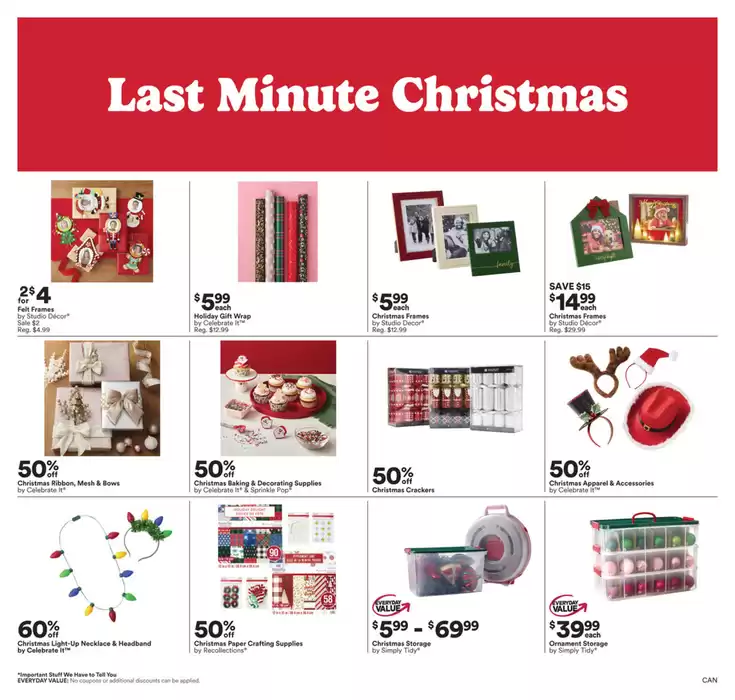 Michaels catalogue in Buckingham | 12/20 Weekly Ad Canada | 2024-12-20 - 2024-12-29