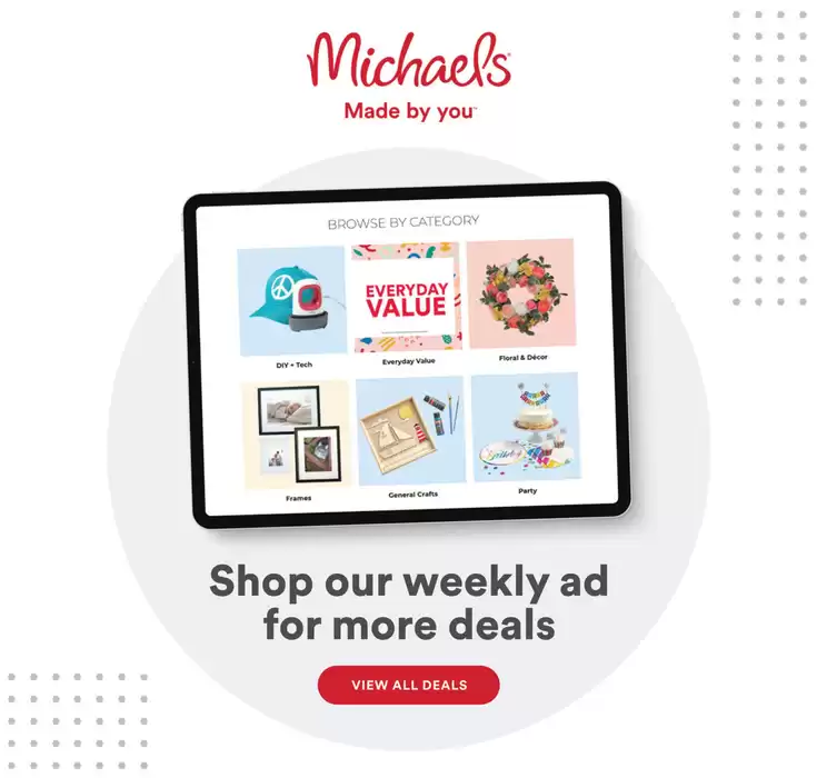 Michaels catalogue in Buckingham | 12/20 Weekly Ad Canada | 2024-12-20 - 2024-12-29