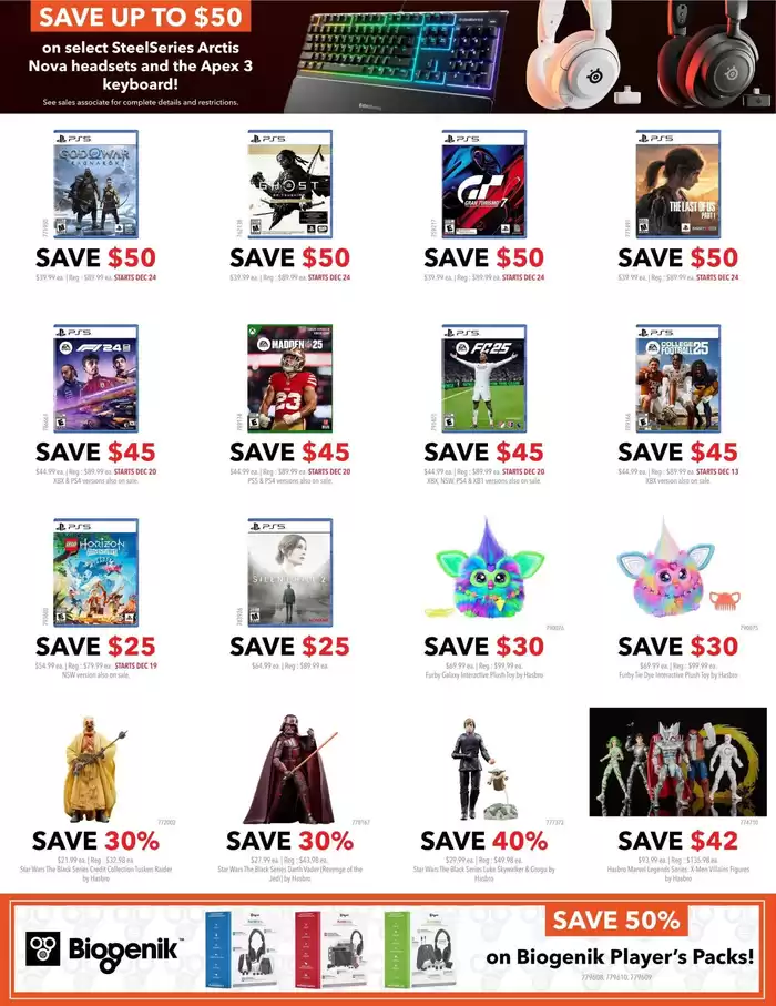 Game Stop catalogue in Calgary | Game Stop Weekly ad | 2024-12-26 - 2024-12-31